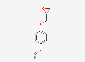 Two-dimensional chemical structure of Bisoprolol Hydroxymethyl Oxiran Impurity, CAS 4204-78-8