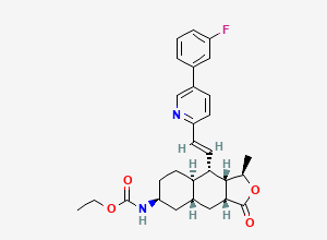 Two-dimensional chemical structure of (6S)-Vorapaxar