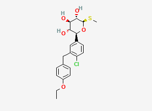 Two-dimensional chemical structure of Sotagliflozin