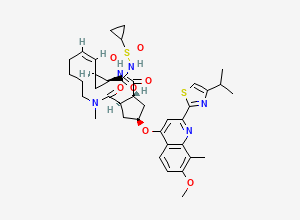 Two-dimensional chemical structure of Simeprevir