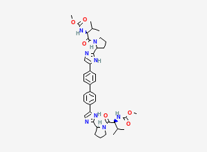 Two-dimensional chemical structure of Daclatasvir RSSS-Isomer, CAS 1417333-83-5