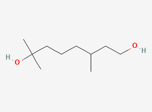 Two-dimensional chemical structure of 3,7-Dimethyl-1,7-octanediol