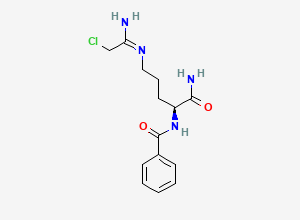 Two-dimensional chemical structure of Cl-amidine