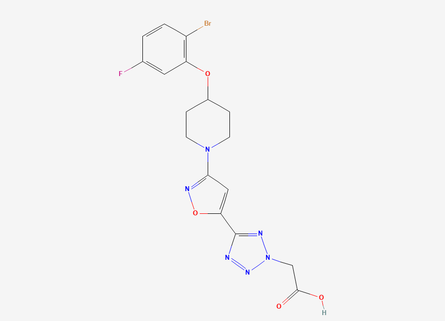 Two-dimensional chemical structure of Mk-8245