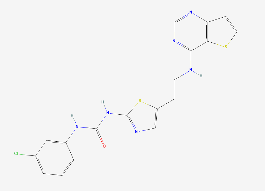 Two-dimensional chemical structure of Sns-314