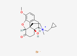 Two-dimensional chemical structure of N,O-Dimethyl-Naltrexone Bromide