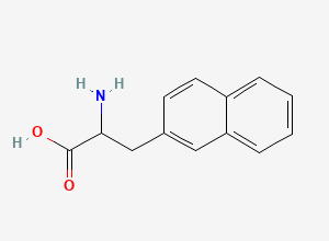 Two-dimensional chemical structure of alpha-Amino-2-naphthalenepropanoic acid