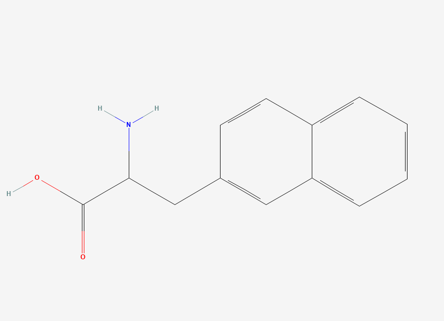 Two-dimensional chemical structure of alpha-Amino-2-naphthalenepropanoic acid