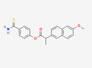 Two-dimensional chemical structure of Atb-346