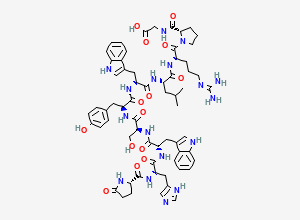 Two-dimensional chemical structure of Triptorelin Related Compound C, CAS 129418-54-8