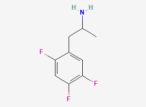 Two-dimensional chemical structure of 1-(2,4,5-Trifluorophenyl)propan-2-amine
