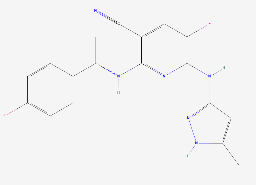 Two-dimensional chemical structure of AZ-960