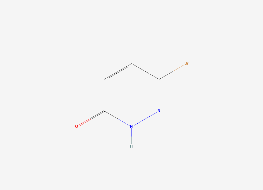 Two-dimensional chemical structure of 6-Bromo-3-pyridazinol