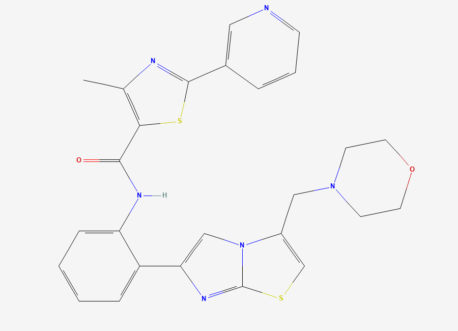 Two-dimensional chemical structure of Srt-2104