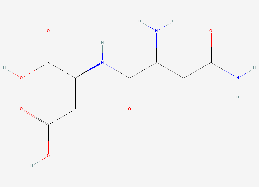 Two-dimensional chemical structure of Asn-Asp