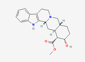 Two-dimensional chemical structure of Yohimbine EP Impurity D, CAS 84-37-7