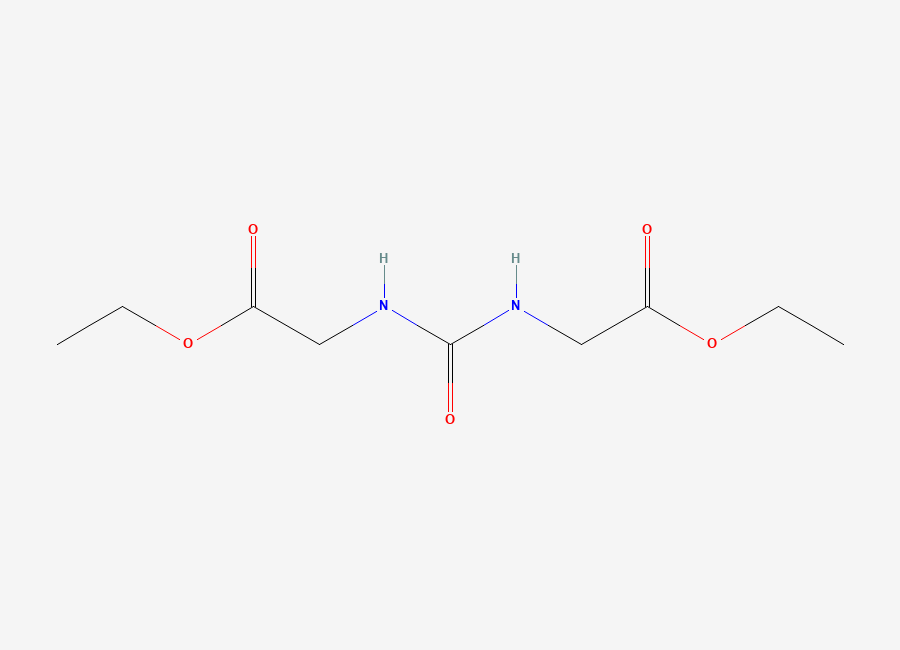 Two-dimensional chemical structure of Diethyl 2,2'-(carbonylbis(azanediyl))diacetate, CAS 7150-63-2