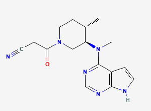 Two-dimensional chemical structure of Tofacitinib (3R,4S)-Isomer, CAS 1092578-46-5