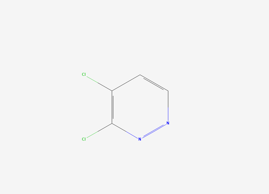Two-dimensional chemical structure of 3,4-Dichloropyridazine