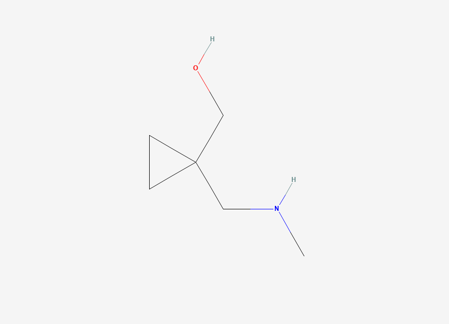 Two-dimensional chemical structure of (1-((Methylamino)methyl)cyclopropyl)methanol
