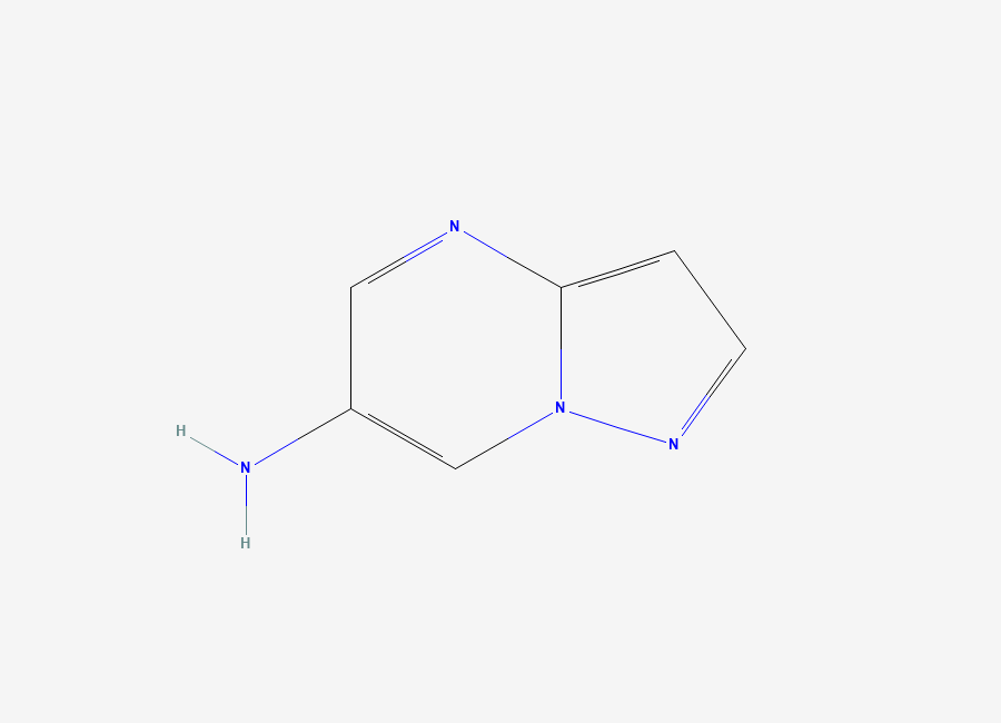Two-dimensional chemical structure of Pyrazolo(1,5-a)pyrimidin-6-amine