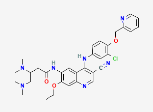 Two-dimensional chemical structure of Neratinib Impurity 9