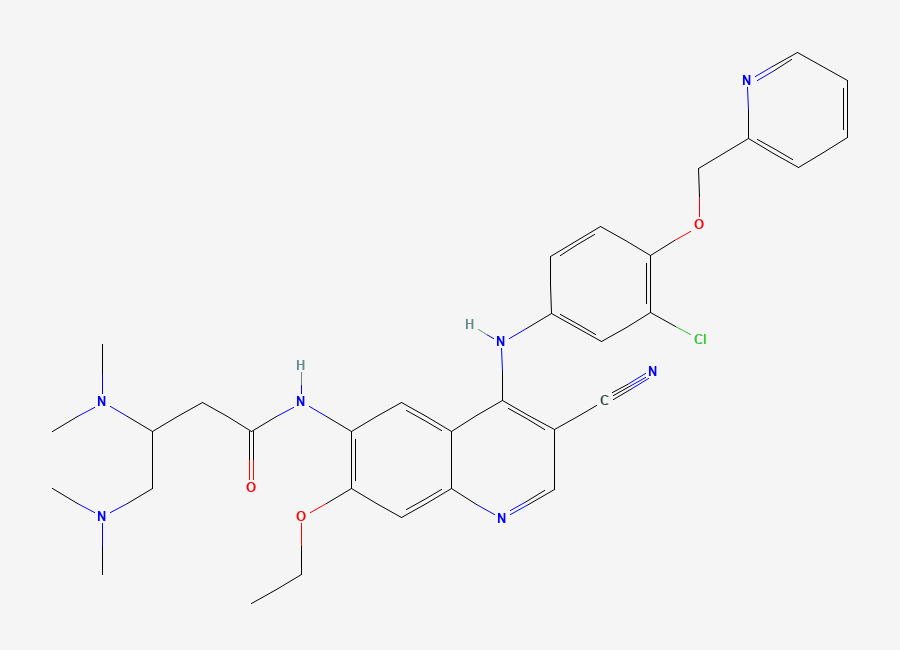 Two-dimensional chemical structure of Neratinib Impurity 9