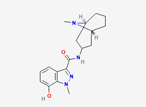 Two-dimensional chemical structure of 7-Hydroxygranisetron