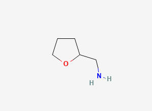 Two-dimensional chemical structure of Tetrahydrofurfurylamine, CAS 4795-29-3