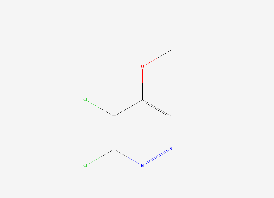 Two-dimensional chemical structure of 3,4-Dichloro-5-methoxypyridazine