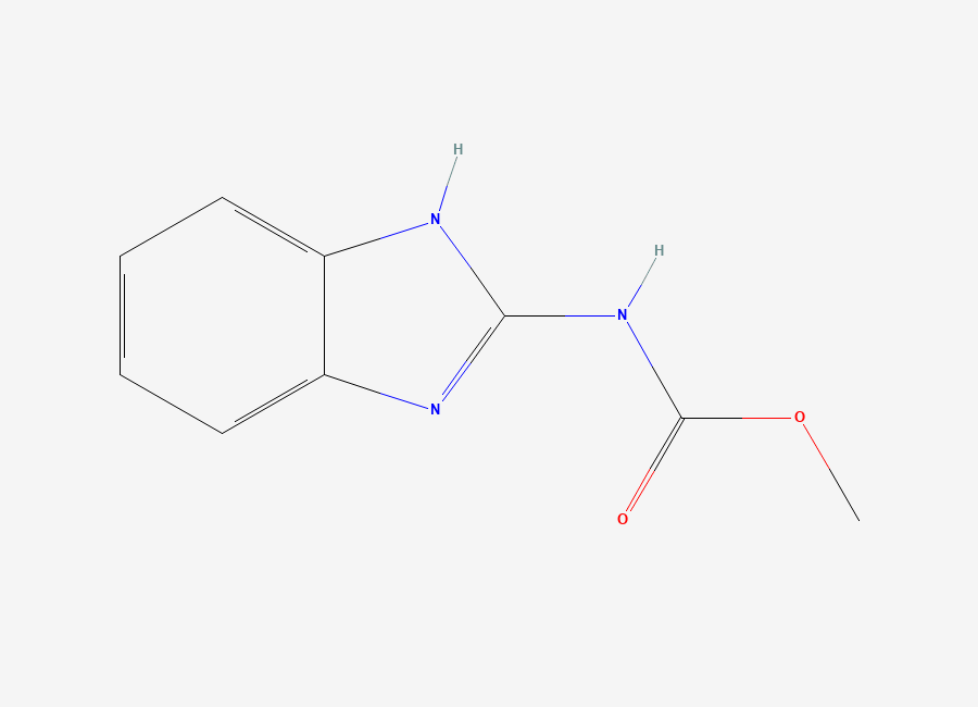 Two-dimensional chemical structure of Carbendazim