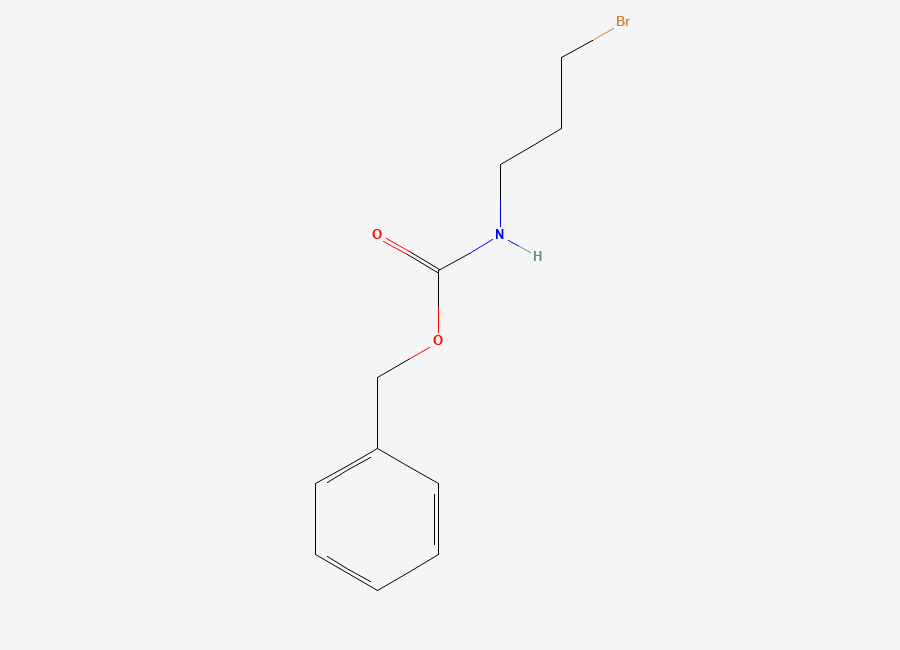 Two-dimensional chemical structure of Benzyl 3-bromopropylcarbamate