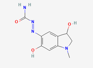 Two-dimensional chemical structure of Carbazochrome, CAS 69-81-8