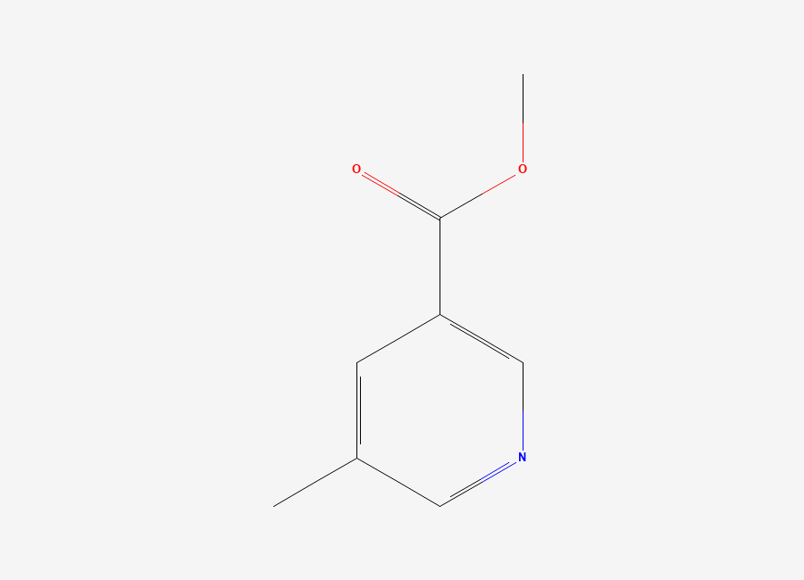 Two-dimensional chemical structure of Methyl 5-methylpyridine-3-carboxylate