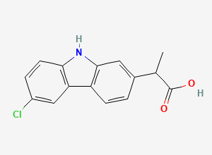 Two-dimensional chemical structure of Carprofen