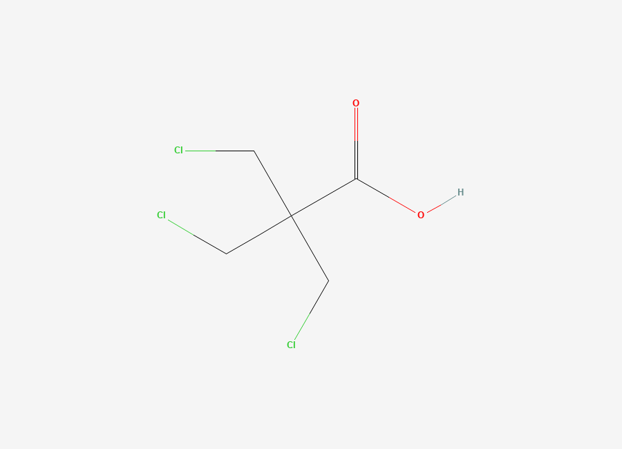 Two-dimensional chemical structure of 3-Chloro-2,2-bis(chloromethyl)propanoic acid