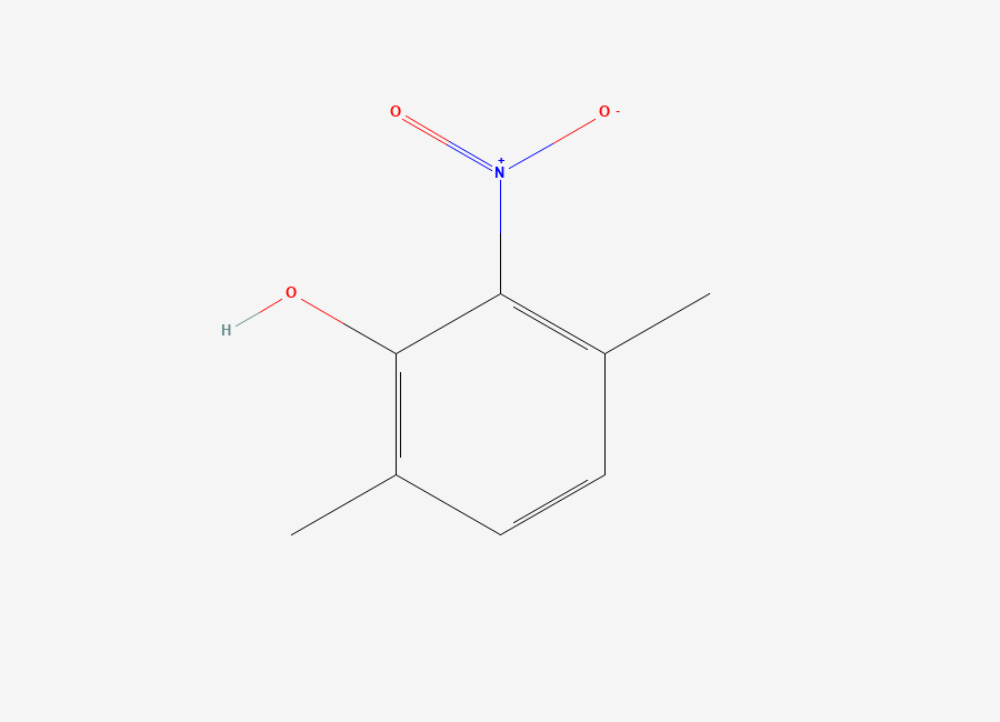 Two-dimensional chemical structure of 2,5-Dimethyl-6-nitrophenol