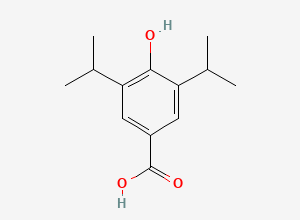 Two-dimensional chemical structure of Propofol EP Impurity N / Propofol BP Impurity N, CAS 13423-73-9