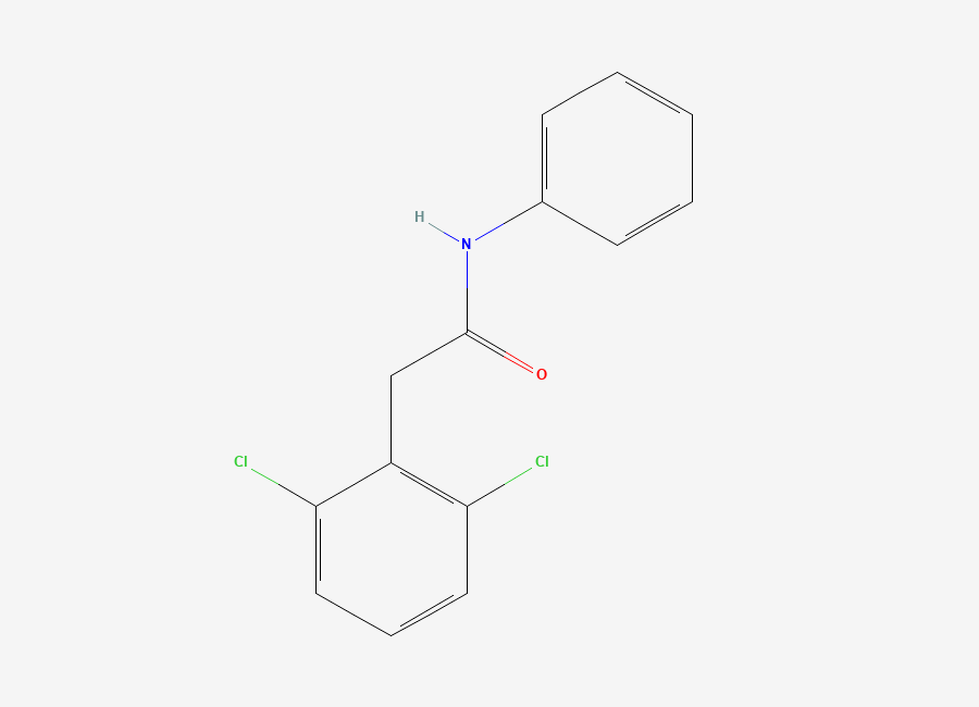 Two-dimensional chemical structure of 2-(2,6-dichlorophenyl)-N-phenylacetamide