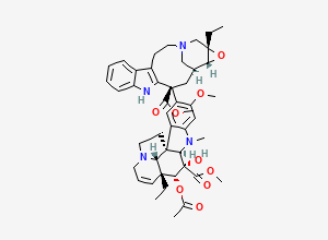 Two-dimensional chemical structure of Vincristine Sulfate EP Impurity F/ Leurosine, CAS 23360-92-1