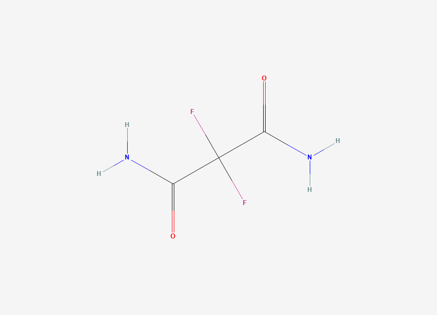 Two-dimensional chemical structure of 2,2-Difluoromalonamide