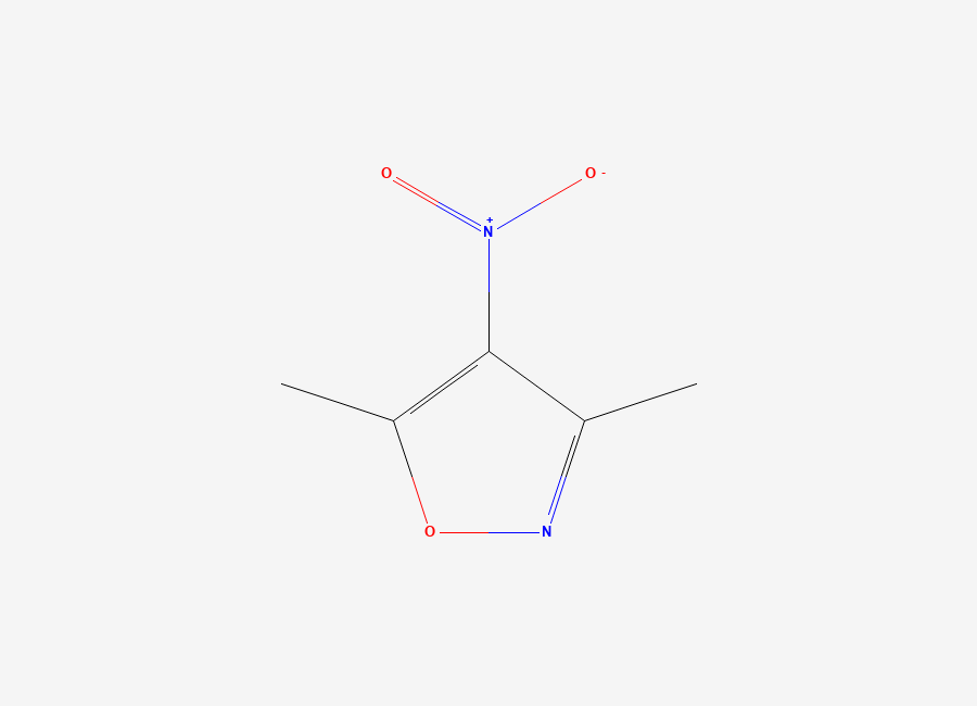 Two-dimensional chemical structure of 3,5-Dimethyl-4-nitroisoxazole