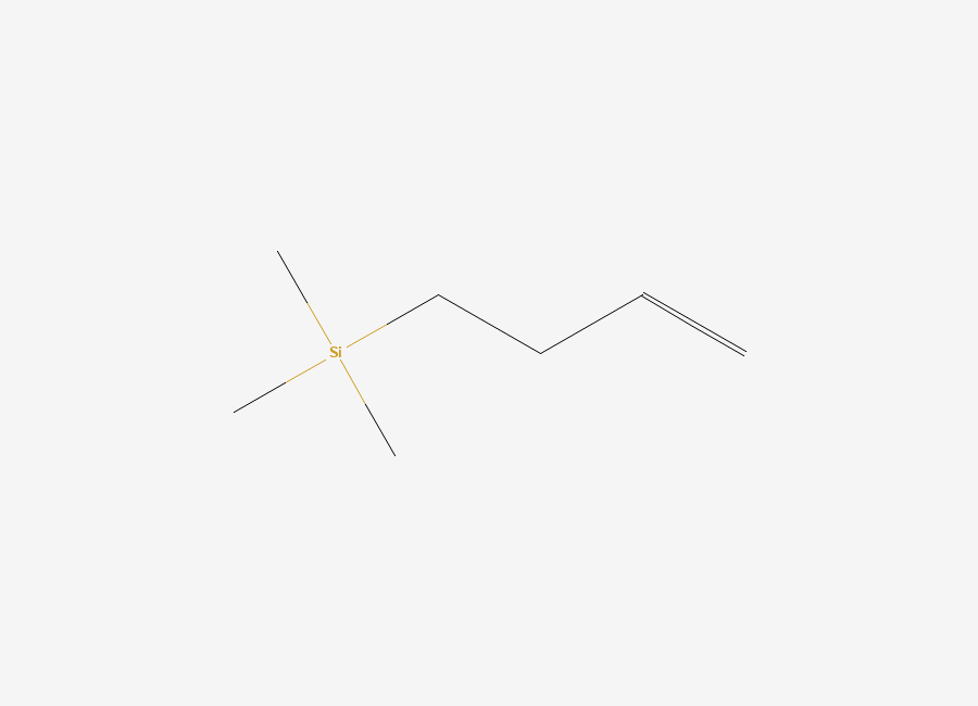 Two-dimensional chemical structure of 3-Buten-1-yl(trimethyl)silane