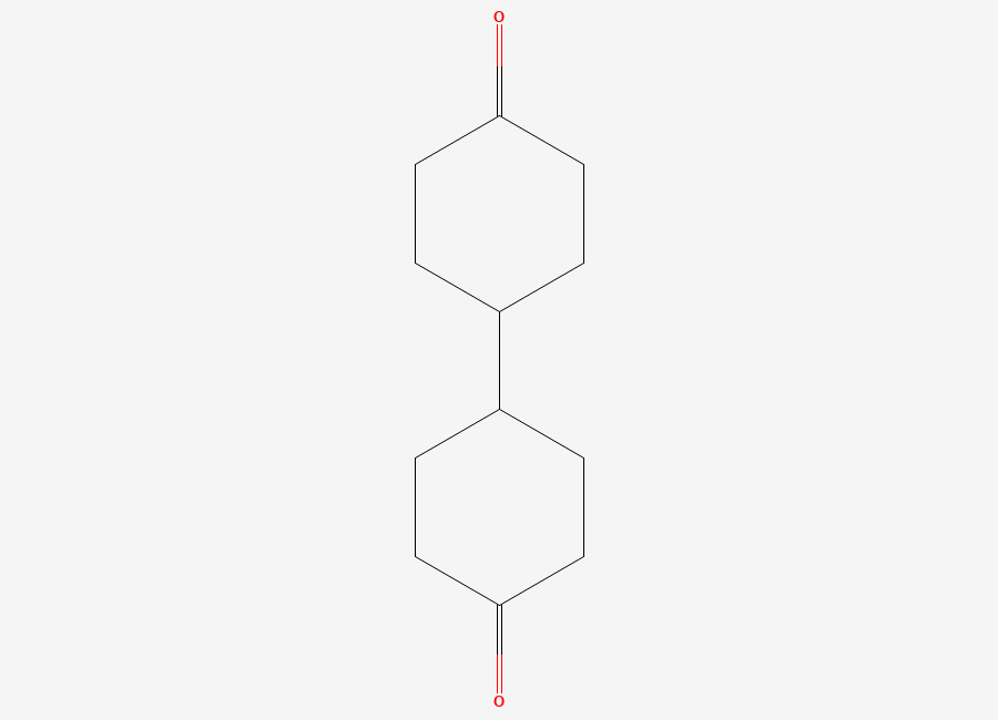 Two-dimensional chemical structure of (1,1'-Bicyclohexyl)-4,4'-dione