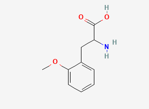 Two-dimensional chemical structure of 2-Amino-3-(2-methoxyphenyl)propanoic acid