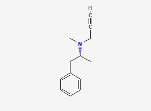 Two-dimensional chemical structure of Selegiline HCL API, CAS 14611-51-9