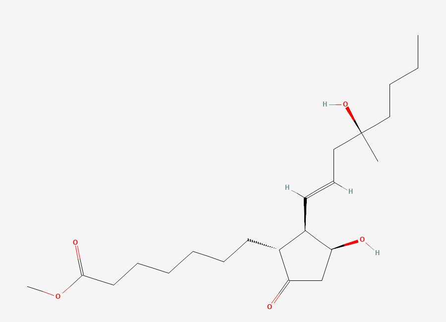 Two-dimensional chemical structure of Misoprostol EP Impurity E / 11-epi-Misoprostol, CAS 58717-36-5