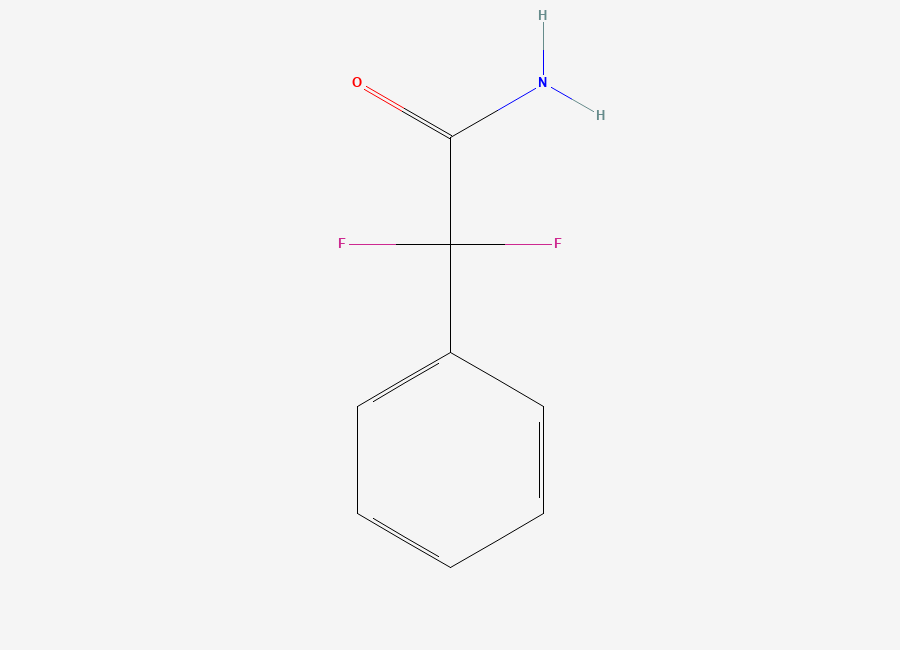 Two-dimensional chemical structure of 2,2-Difluoro-2-phenylacetamide