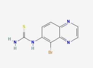 Two-dimensional chemical structure of Brimonidine EP Impurity D / Brimonidine Related Compound B, CAS 842138-74-3
