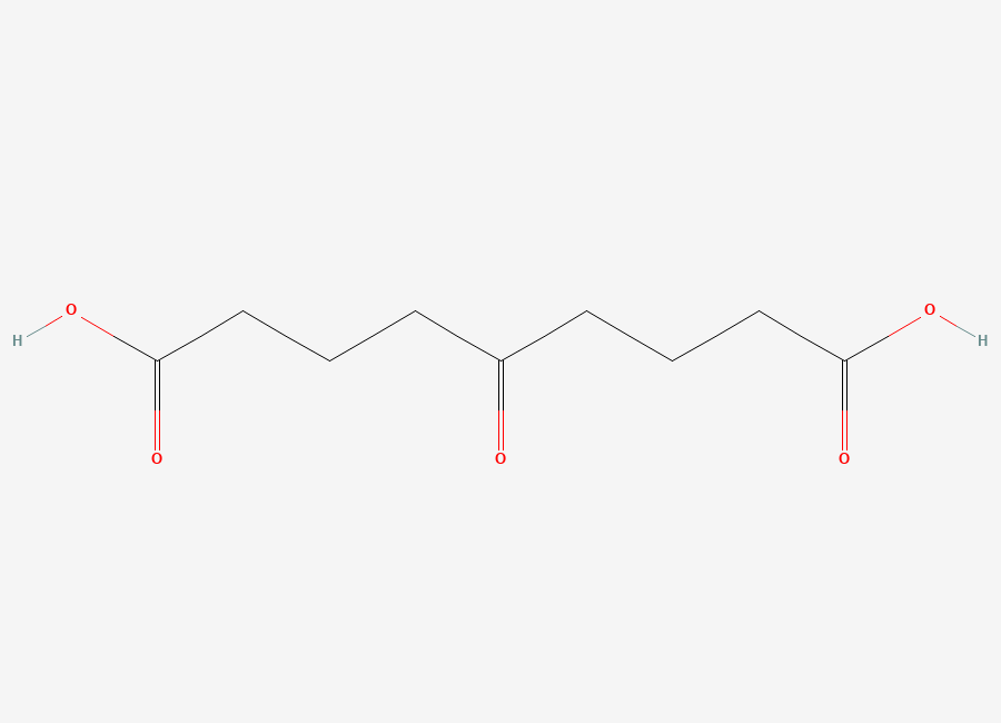 Two-dimensional chemical structure of 5-Oxoazelaic Acid